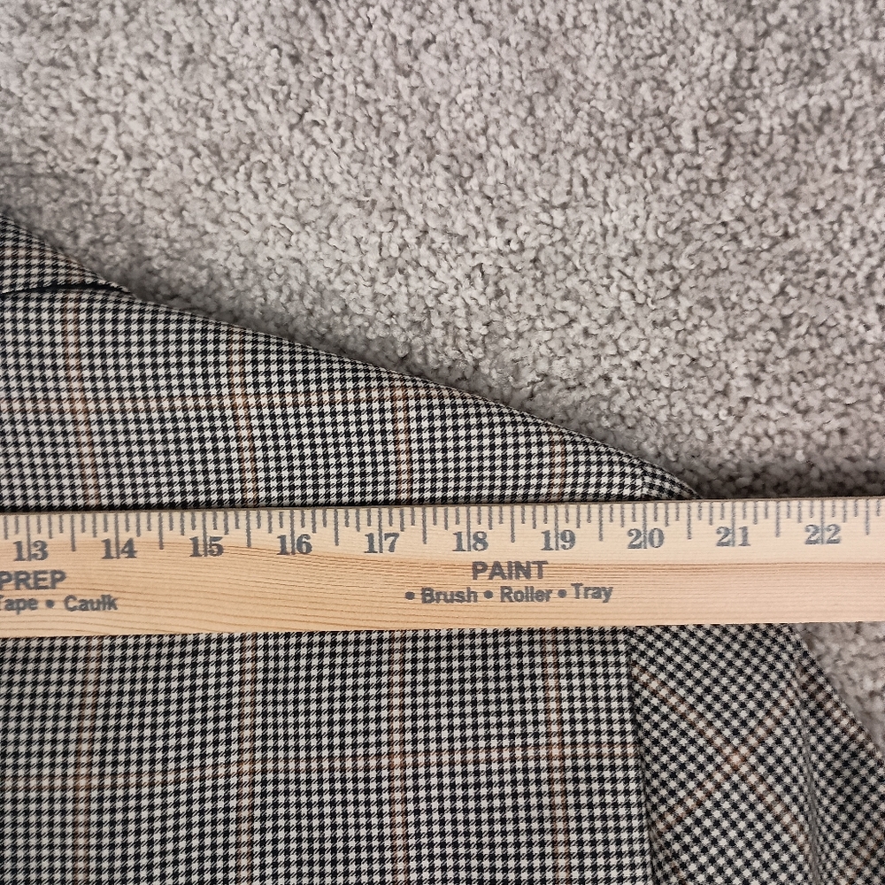 Joseph & Feiss Gold 46 Long Window Pane Check Mens Blazer - Picture 11 of 12